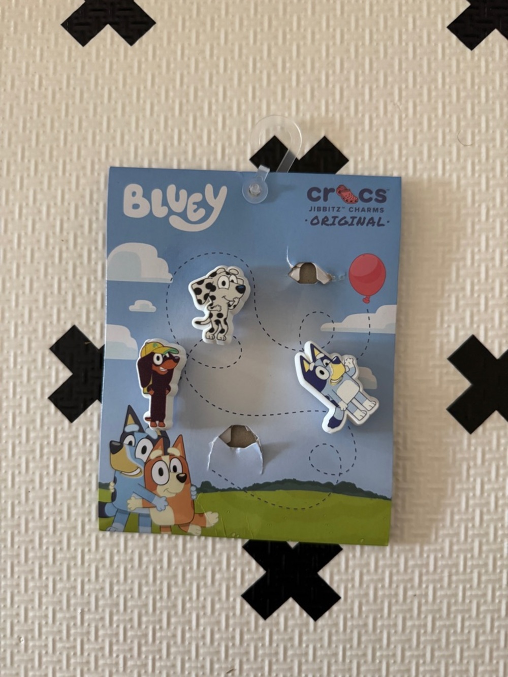Set of 3 CROCS Bluey Jibbitz Charms